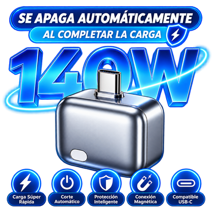 Adaptador USB-C Inteligente 140W con Corte Automático